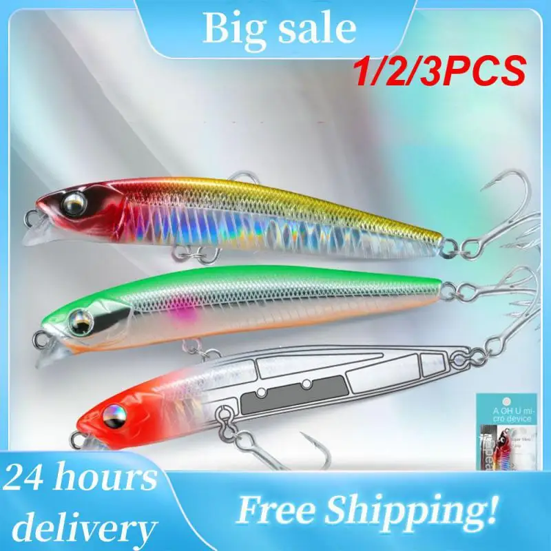 

1/2/3PCS Sinking Pencil Fishing Lure 10g 14g 18g Long Casting Vibration Minnow Wobblers Tackle Artificial Bait for Pike Bass