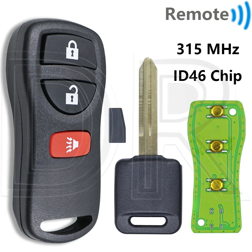 Отличный 315 МГц KBRASTU15 автомобильный дистанционный ключ для Nissan Murano Armada Pathfinder Quest Tiida Livina X-Trail Paladin Altima Maxima