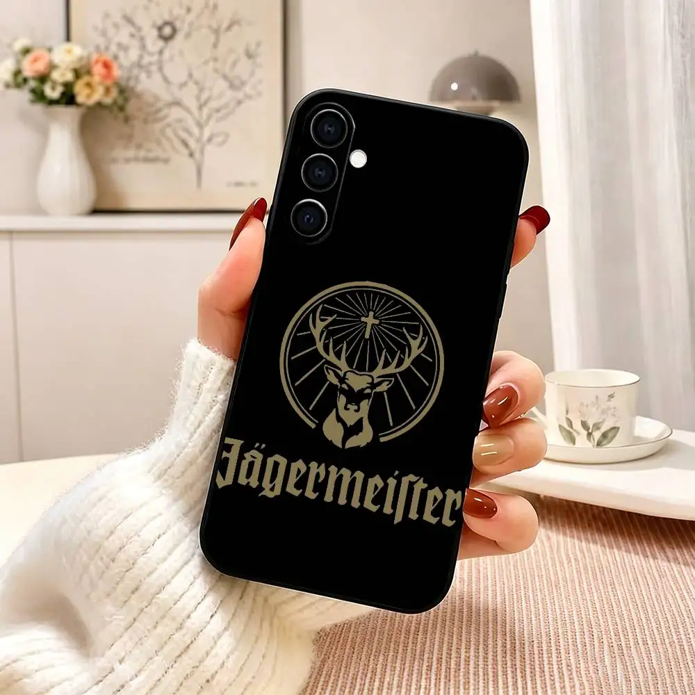 Фото Модный подарочный чехол для телефона Jagermeister, черный силиконовый мягкий чехол для Samsung Galaxy A73, A72, A71, A70, A53, A52, A51 №5