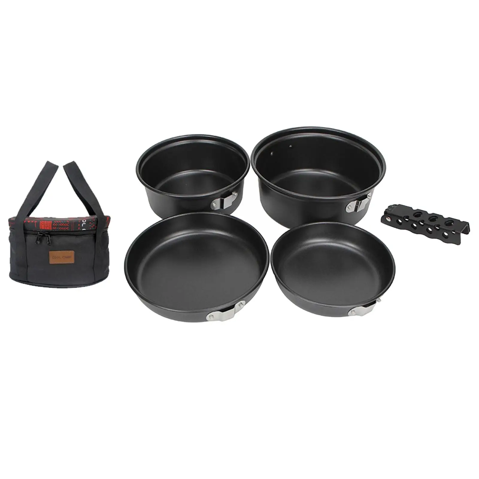 

Lightweight Camping Cookware Pot Frying Pan Nonstick Picnic Dinner