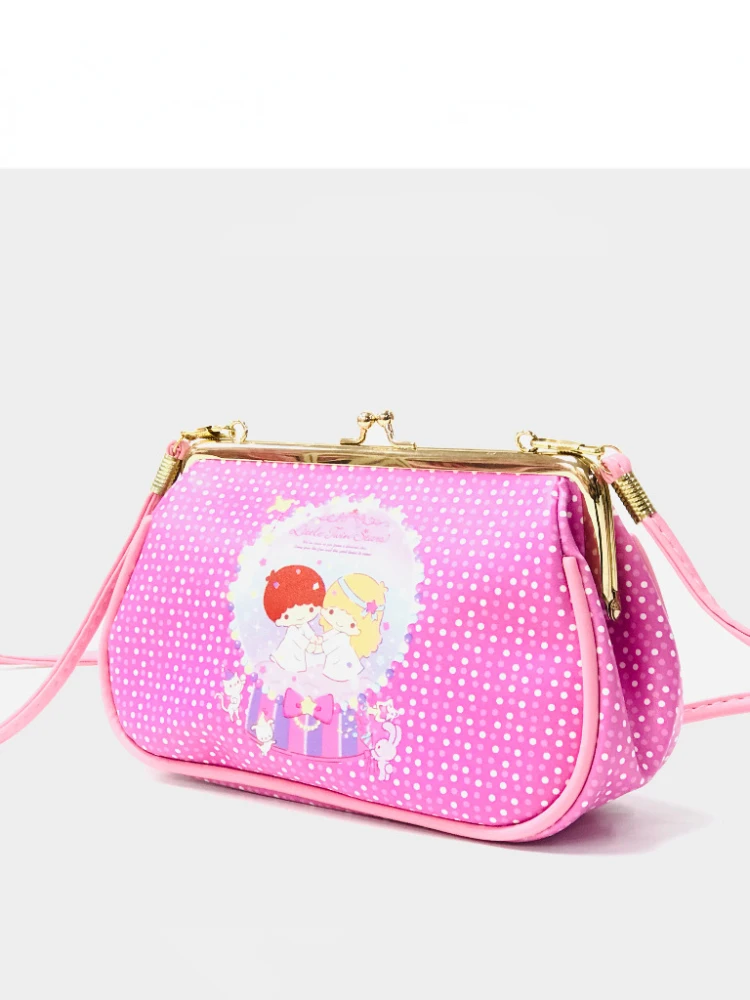 Sanrio Women's Bag Crossbody Shoulder Bag Cute Cartoon Gemini All-Match Coin Purse Princess Wallet
