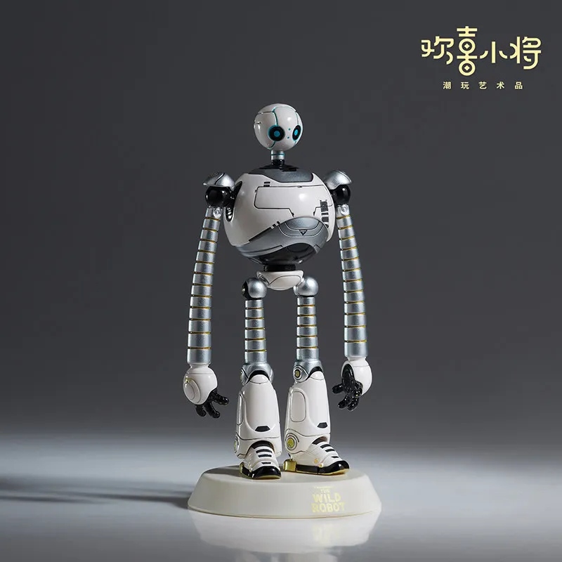 Фото Коллекционная фигурка Huanxi Xiaojiang The Wild Robot Roz, высококачественная ПВХ-статуэтка, настольное украшение, декор для дома №3