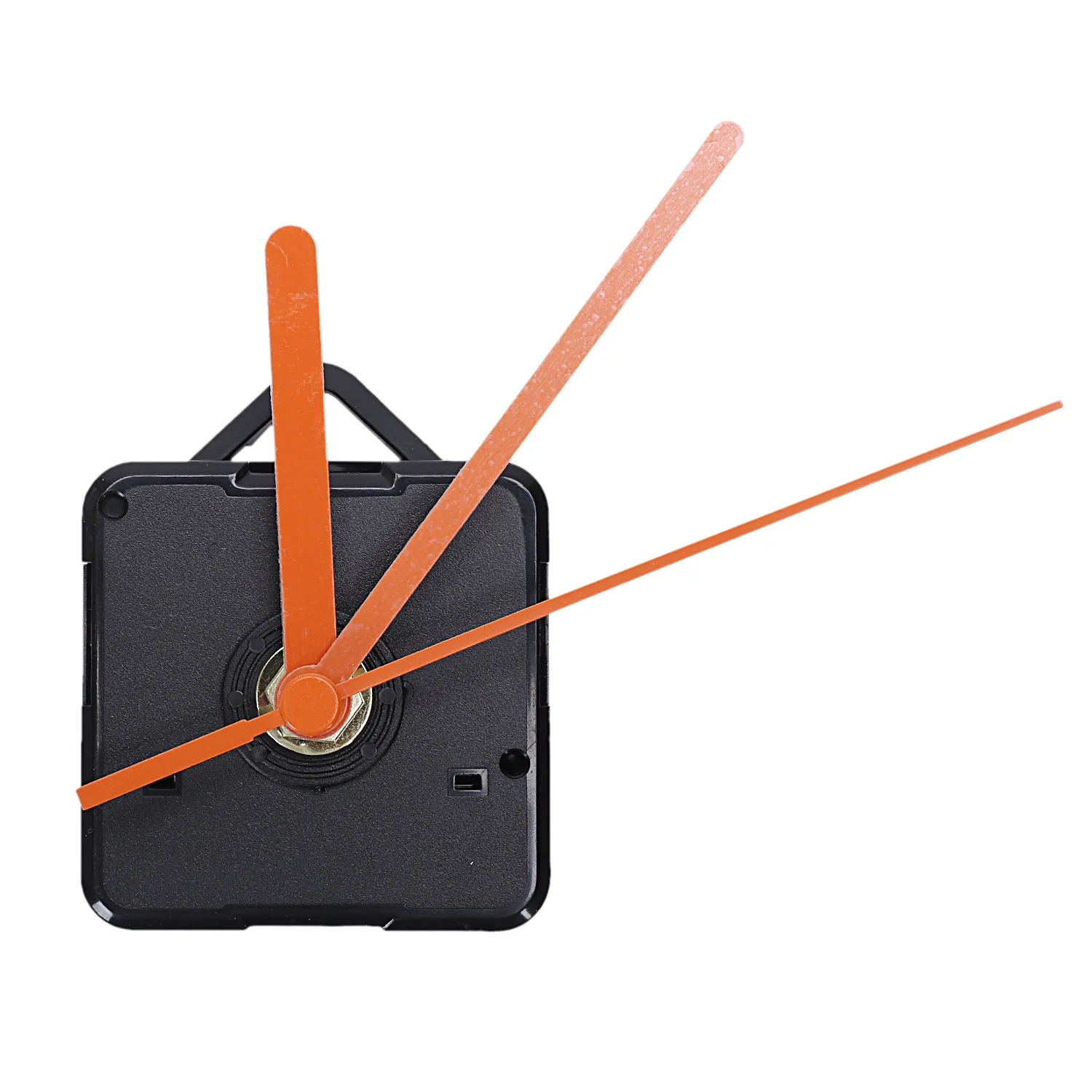 

1 Pack Replacement Wall Clock Repair Parts Movement Mechanism Quartz Clock Motor With Hands & Fittings Kit(Black+Orange)