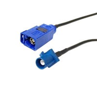 new fakra c male to fakra c female blue connector pigtail cable rg174 15cm30cm50cm for gps navi wholesale price