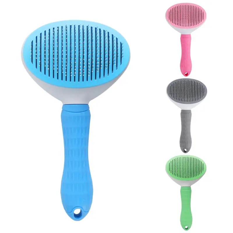 

Slicker Brush For Dogs Self-Cleaning Slicker Brushes Deshedding Comb For Grooming Long Haired & Short Haired Dogs Cats Rabbits &