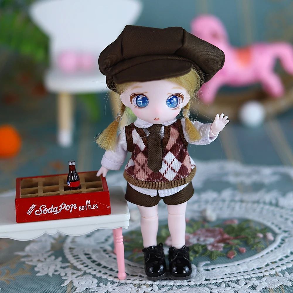 Аксессуары для кукол DBS Dream Fairy BJD OB11 MAYTREE сменный парик 1/12 голова куклы милая
