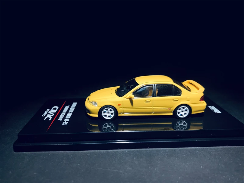 INNO 1/64 HONDA CIVIC FERIO Vi RS PHOENIX YELLOW JDM мод версия литой модели автомобилей Ограниченная