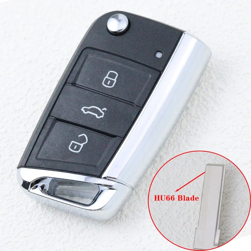3-кнопочный чехол для автомобильного ключа для Volkswagen Tiguan VW Golf 7 4 5 Mk4 6 MK7 для Skoda Octavia A7 для Seat Leon Ibiza Altea