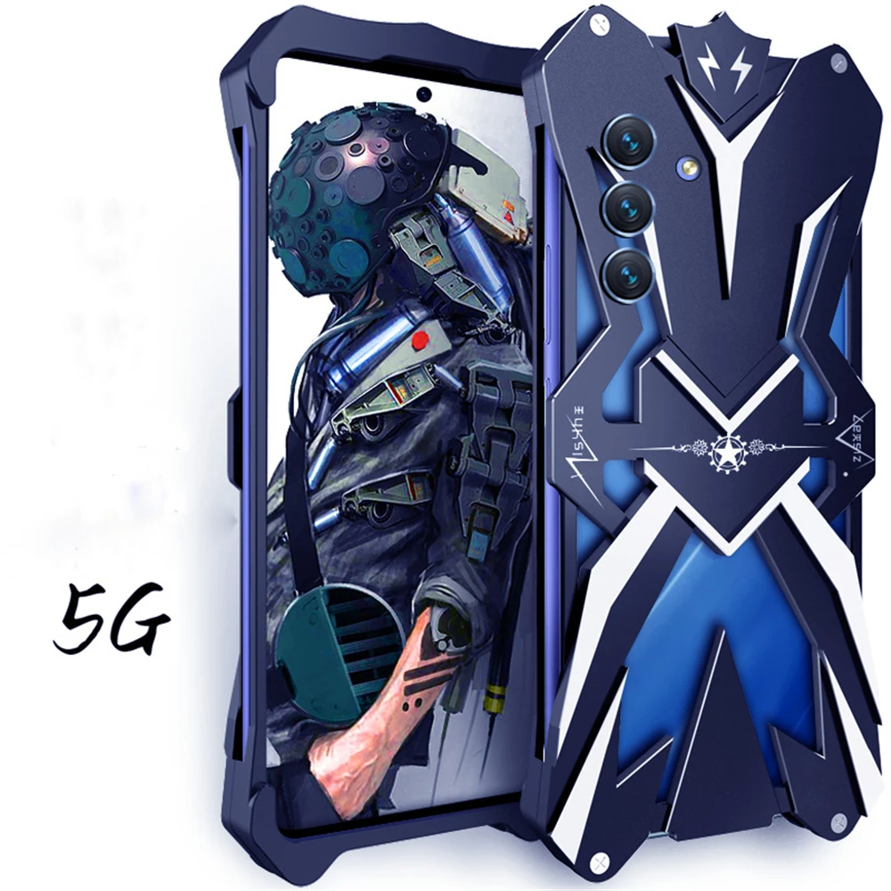 

Luxury Armor Metal Aluminum Back Cover For Samsung Galaxy A73 A53 A54 A52 5G Case Protective Bumper Shockproof Case Coque Fundas