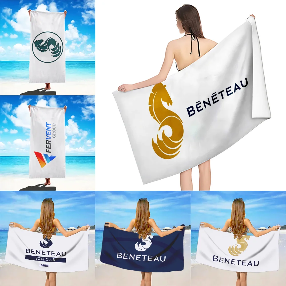 B-BeneteauS Пляжное полотенце из микрофибры без песка Быстросохнущие мягкие