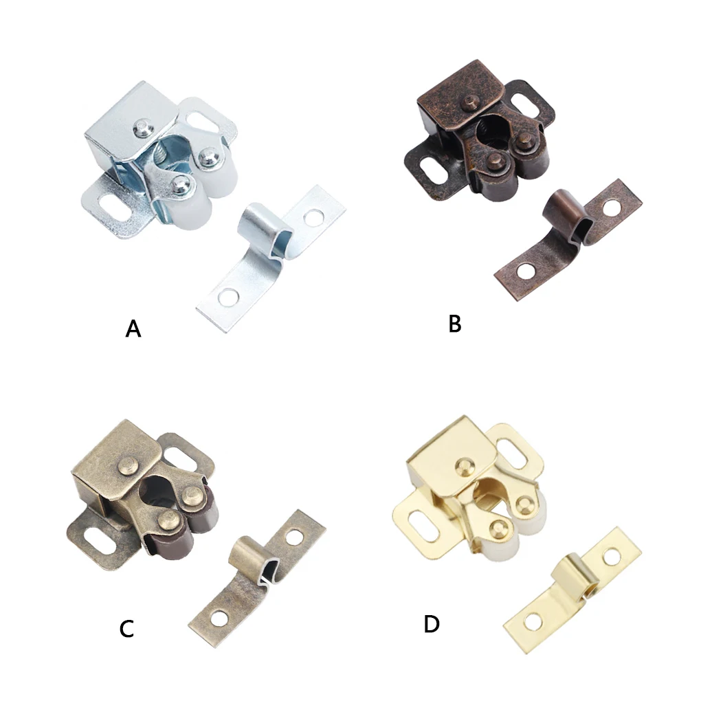 

Wardrobe Door Catcher Gate Lock Cabinet Door Latch Collision Bead Buckle Spring