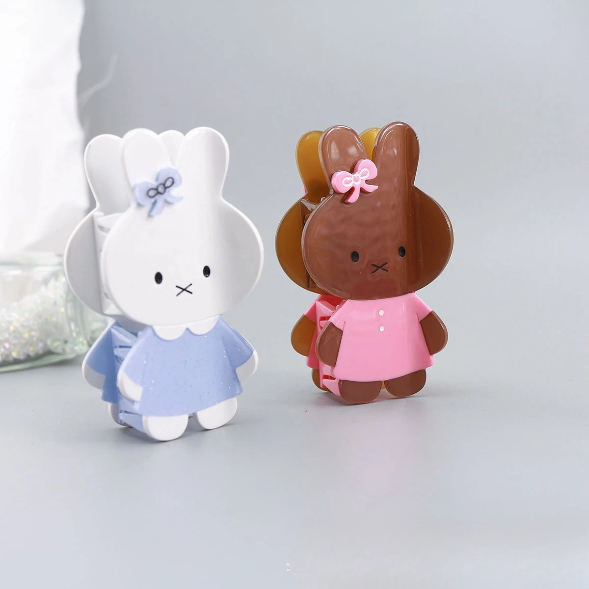 Освежающий мир милый кролик коготь для волос сестры кролика новый дизайн