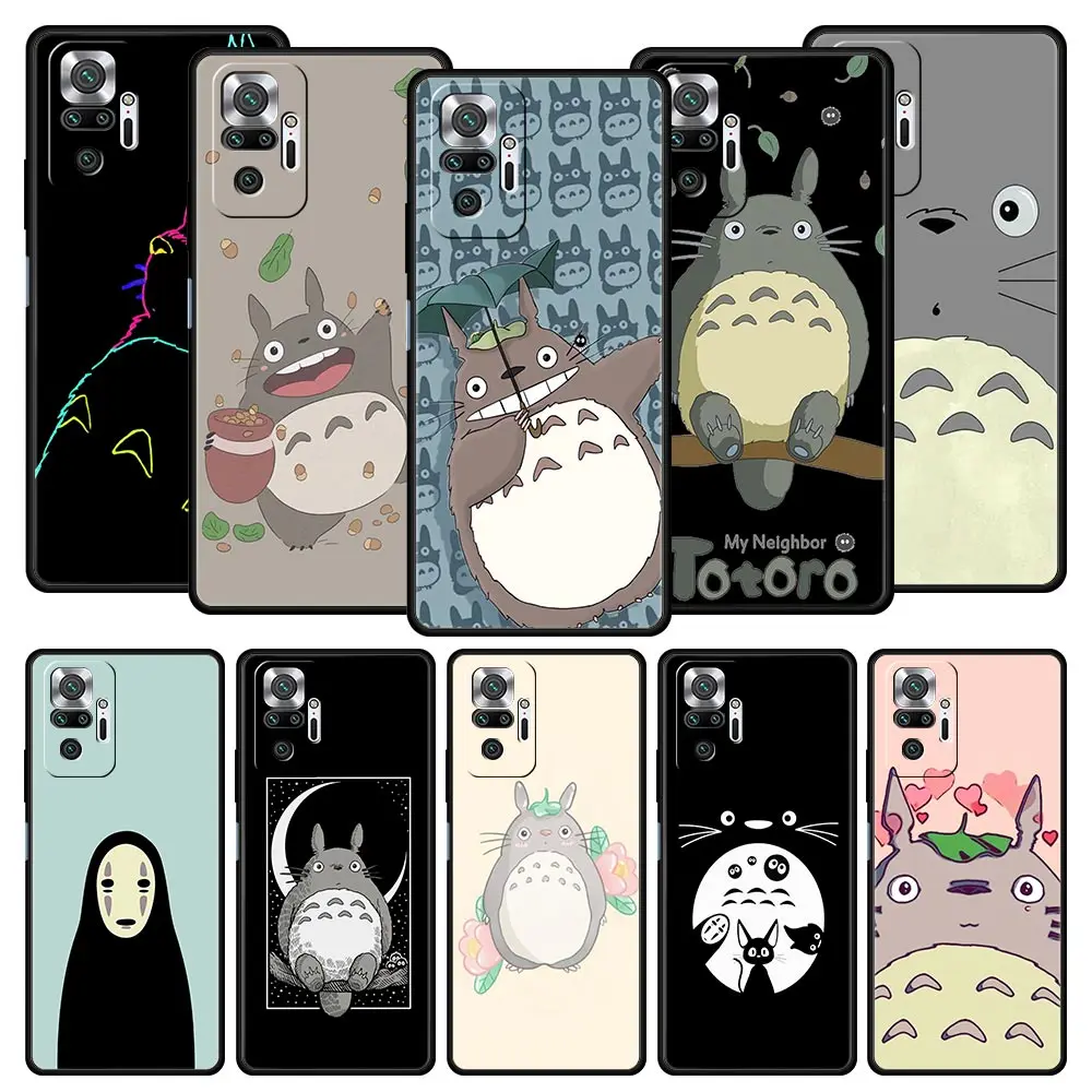 

Cute My Neighbor Totoro Ghibli Anime For Xiaomi Redmi Note 11 10 9 8 Pro Phone Case 10S 9S 7 8T 9T 9A 8A 9C K50 K40 11T 5G Cover
