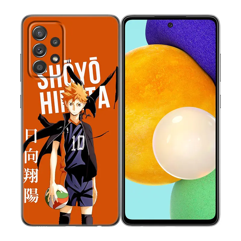 Haikyuu!! Anime Phone Case For Samsung Galaxy A21 A30 A50 A52 S A13 A22 A32 4G A33 A53 A73 5G A12 A23 A31 A51 A70 A71 A72 Cover images - 6