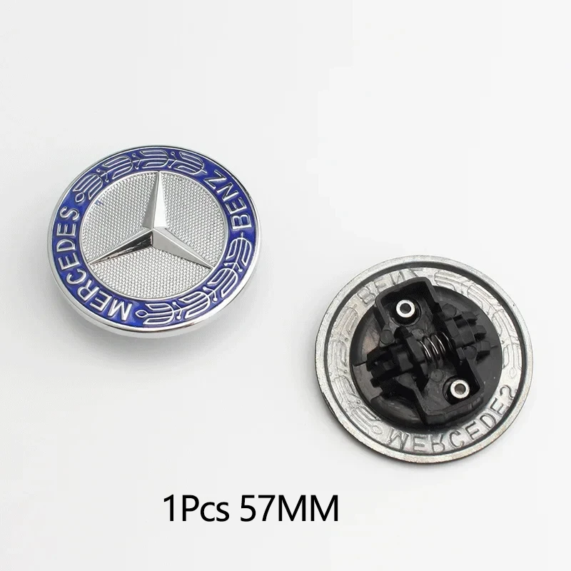 

Металлическая наклейка на передний капот автомобиля, оригинальная наклейка на плоскую этикетку на капот для Mercedes Benz W203 W204 W205, новая наклейка A/B/C/E Class C200L CLA