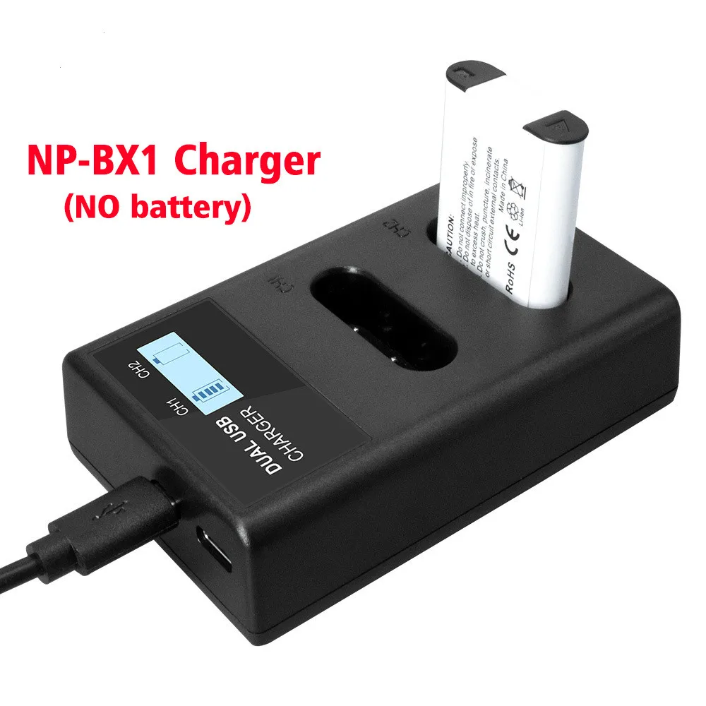 Цифровое зарядное устройство NP-BX1 NP BX1 NPBX1 для Sony HDR-AS200v AS15 AS100V DSC-RX100 X1000V WX350 HX400 HX60 RX100 M7 (art.: 3920ce261cf60) - 3920ce261cf60