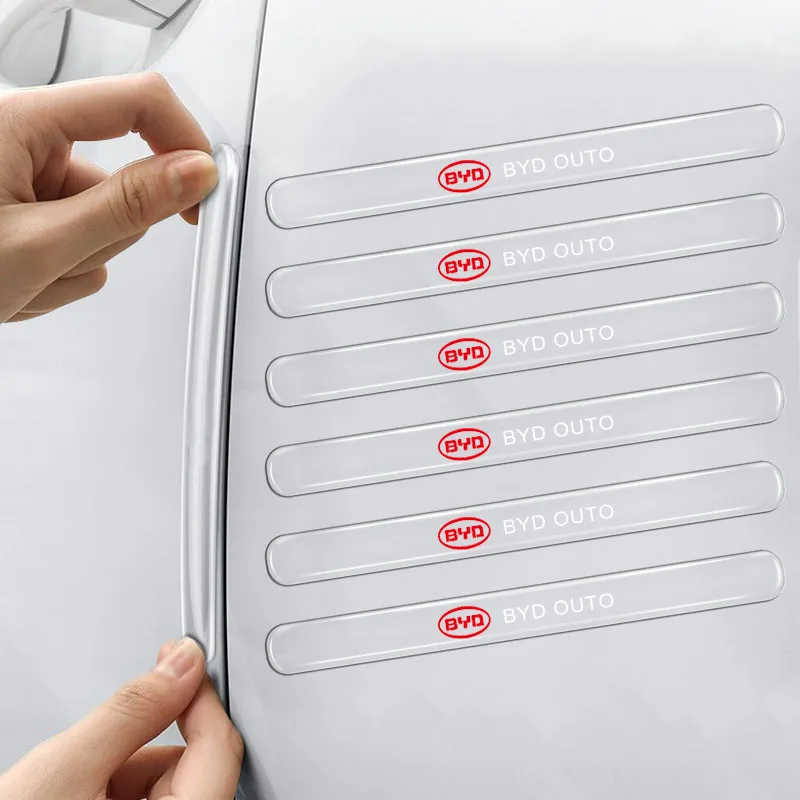 

Car Door Anti-Collision Strip Door Handle Sticker For BYD F3 F0 S6 Battery Tang Suragical Mask EV 2021 G3 F3R Mascarilla Lithium