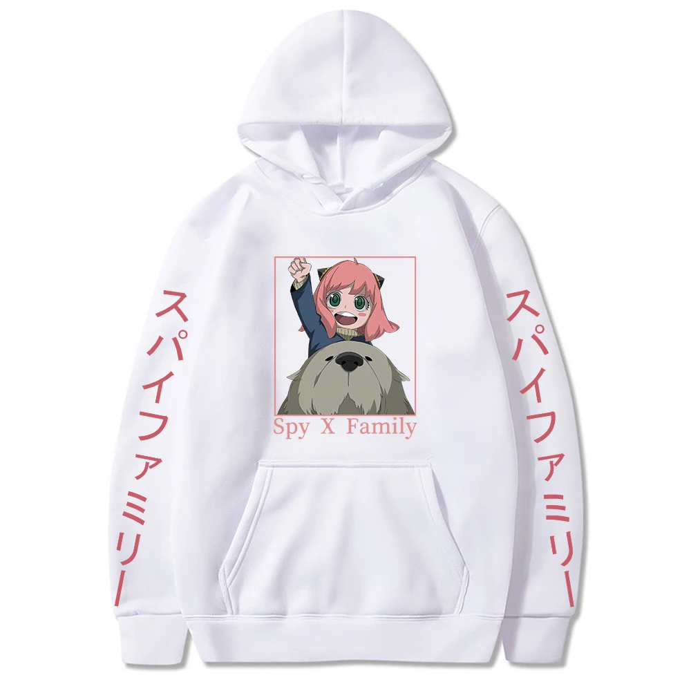 

Anya Forger Loose Hoodies Spy X Family Hoodie Y2k Clothes Kawaii Style Sweatshirt Harajuku Pullovers Pocket Pullover for Women