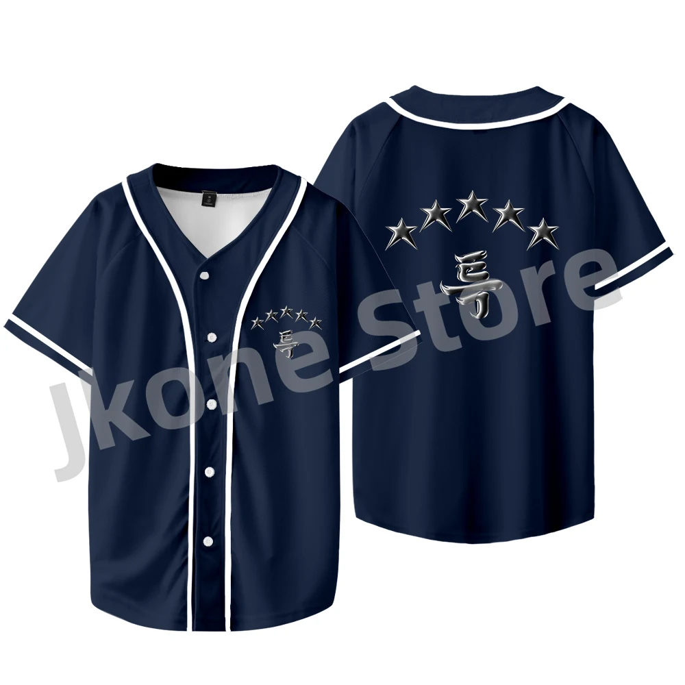 

Stray Kids Baseball Jacket 5 Star Album T-shirts Women/Men Fashion Casual Short Sleeve Tee