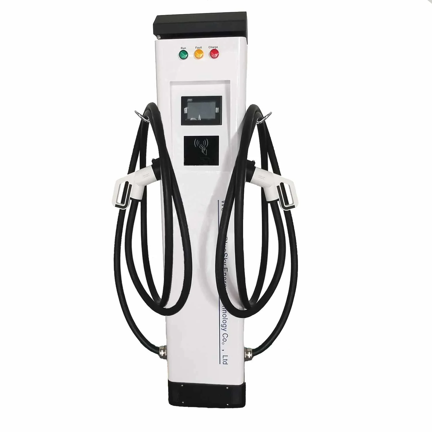 

2*22kw AC EV charger each gun 22kw Tesla car charger electric car charging station ev car charging pile
