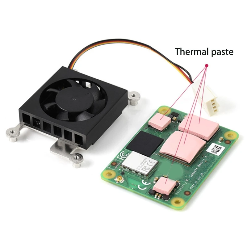 Специальный охлаждающий вентилятор 3007 для компьютера Raspberry Pi 4 CM4 с низким уровнем