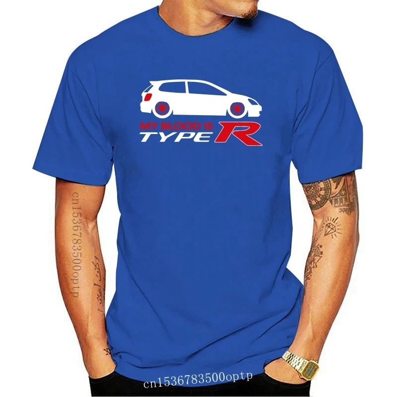 

Jdm My Blood Is Type R. Ep - Typer Premium Tee T-Shirt100% Cotton Casual Printing Short Sleeve Men T Shirt o-neck