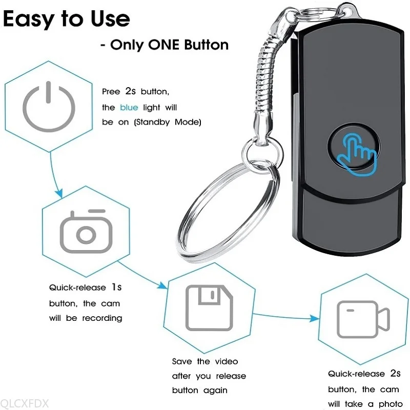 Мини-камера HD портативный USB-монитор в режиме реального времени перезаряжаемая