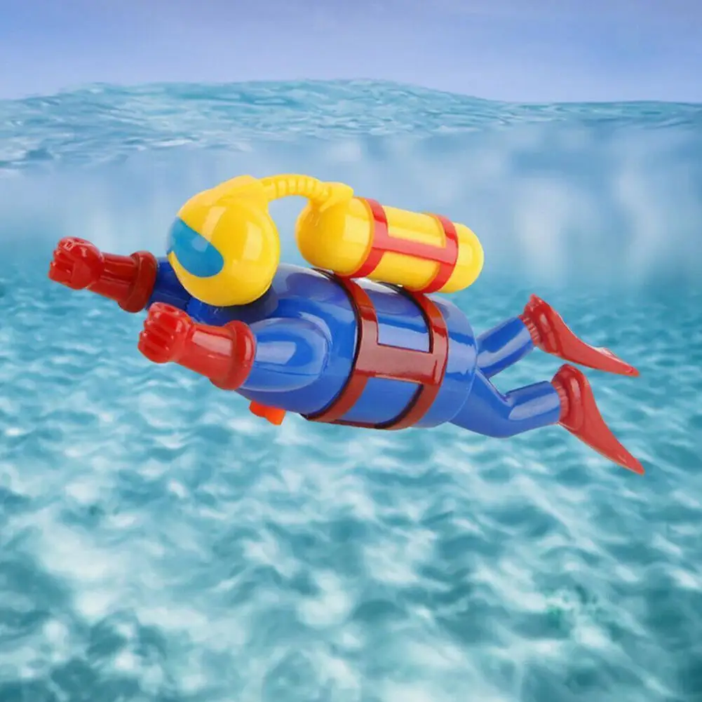 

Fashion Clockwork Diving Toy Entertainment Educational Multicolor Beginning Beautiful Chain Novelty Funny Ability Diver F7u3
