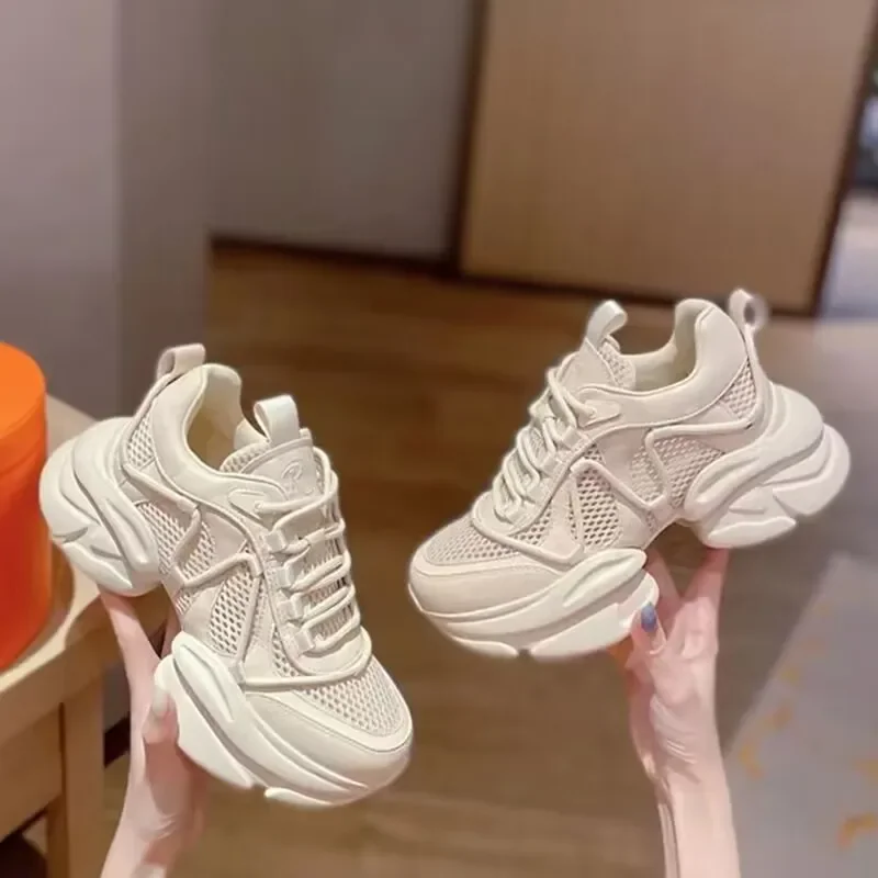 Женские кроссовки на платформе повседневные Нескользящие кроссовки-носки