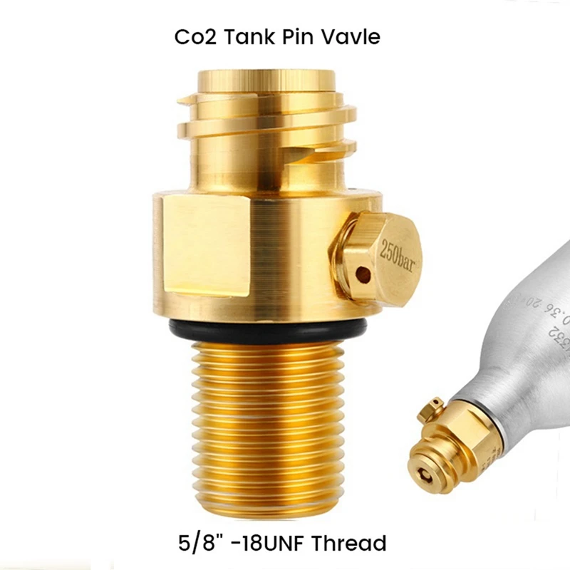 TR21-4 латунный клапан для цилиндра газировки m18x1 5 резьбовой сменный Co2
