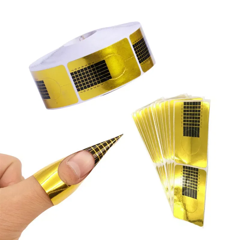 

Acrylic Nail Art Forms Nail Extension UV Gel Polish French Guide Stencils Builder Upper Forms For Nails All For Manicur