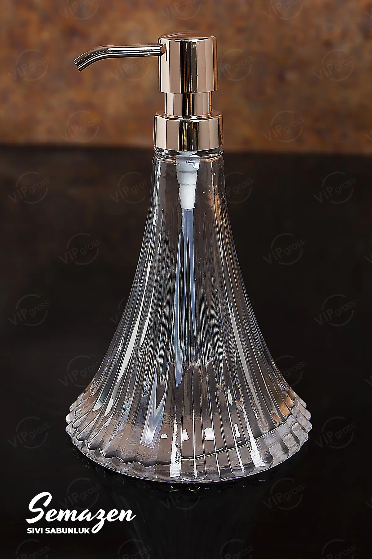 

Whirling Dervish Glass Liquid Soap Dispenser / White Transparent For Home Bathroom Kitchenware Good 500 ml bathroom accessories