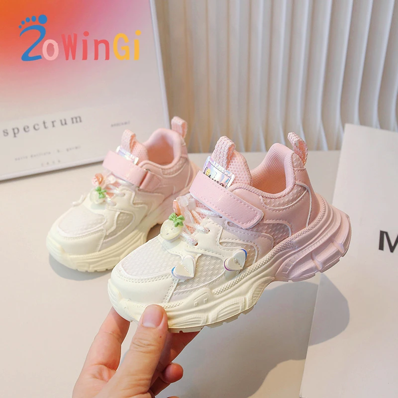 

Size 27-37 Kids Shoes Vintage Girls Casual Shoes Hoop & Loop Toddler Girl Shoe Waterproof Kids Sneakers sapato infantil menina