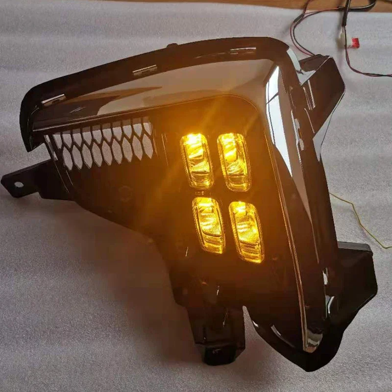 Светодиодные дневные ходовые огни с указателем поворота 12 В автомобильные