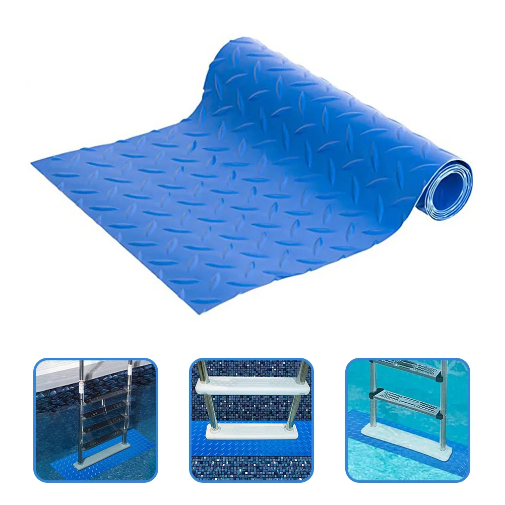 

Swimming Pool Ladder Mat Pad Above Ground Floor Non-slip Stair Liner Protective