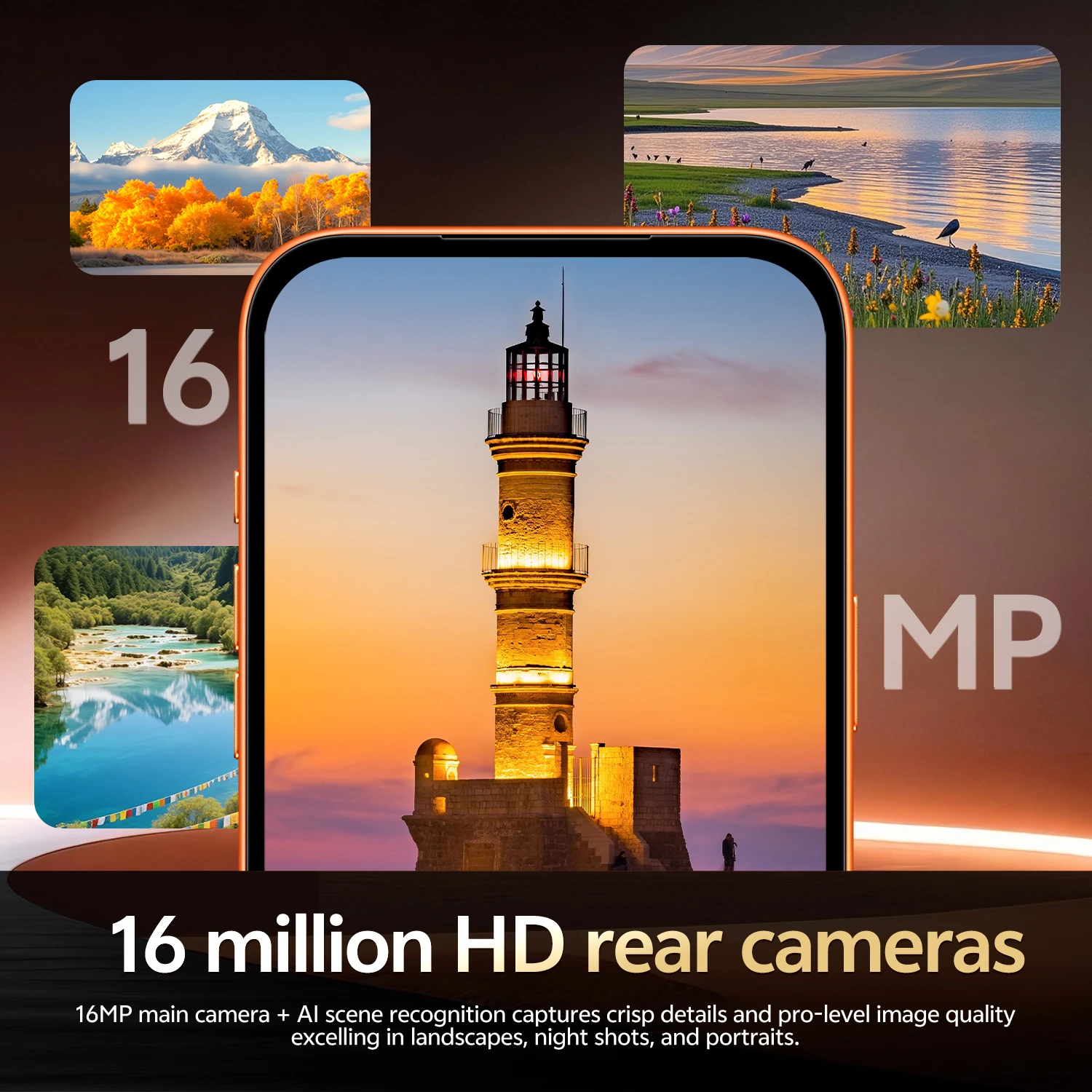 Фото Смартфон IVMI Global Vision 17Pro Max на Android, 4 ГБ ОЗУ, 32 ГБ ПЗУ, 8+16 МП, Face ID, 4G, Google Play Store №5