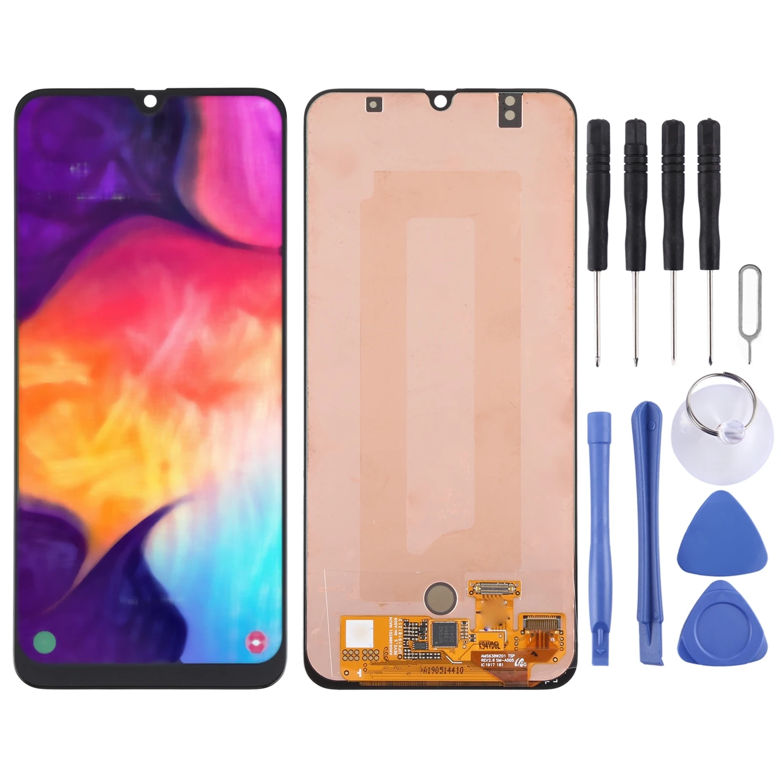 Original For SAMSUNG A50 LCD Screen and Digitizer Full Assembly for Samsung Galaxy A50 SM-A505