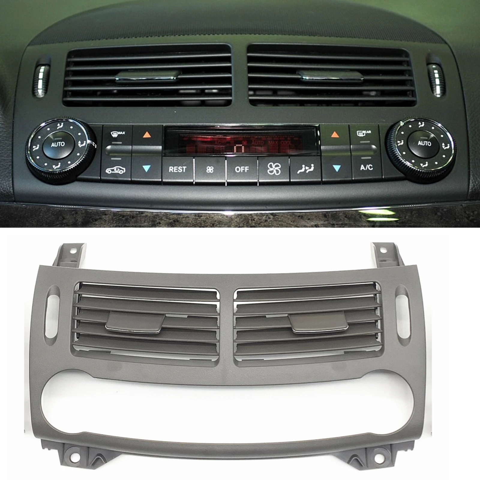 

Решетка решетки вентиляционного отверстия для Mercedes-Benz E Class W211 2003-2008 CLS Class W219 2007-2009