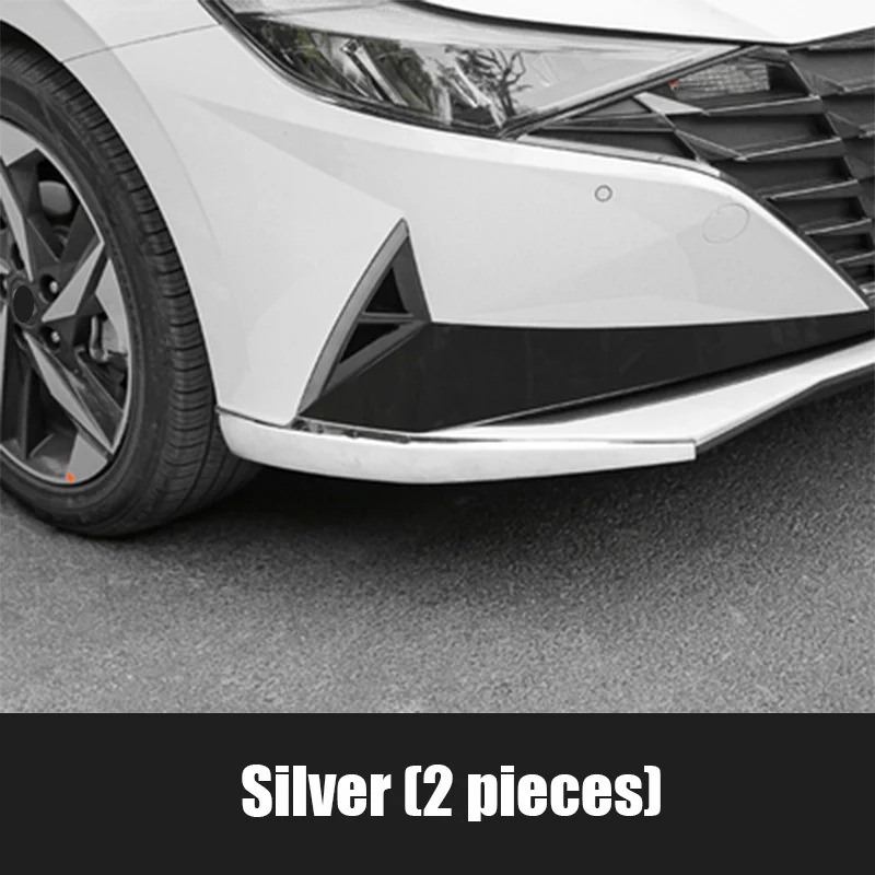 

Передний бампер для Hyundai Elantra CN7 2023 2024 Противоударная полоса из нержавеющей стали передняя губа Защита от царапин
