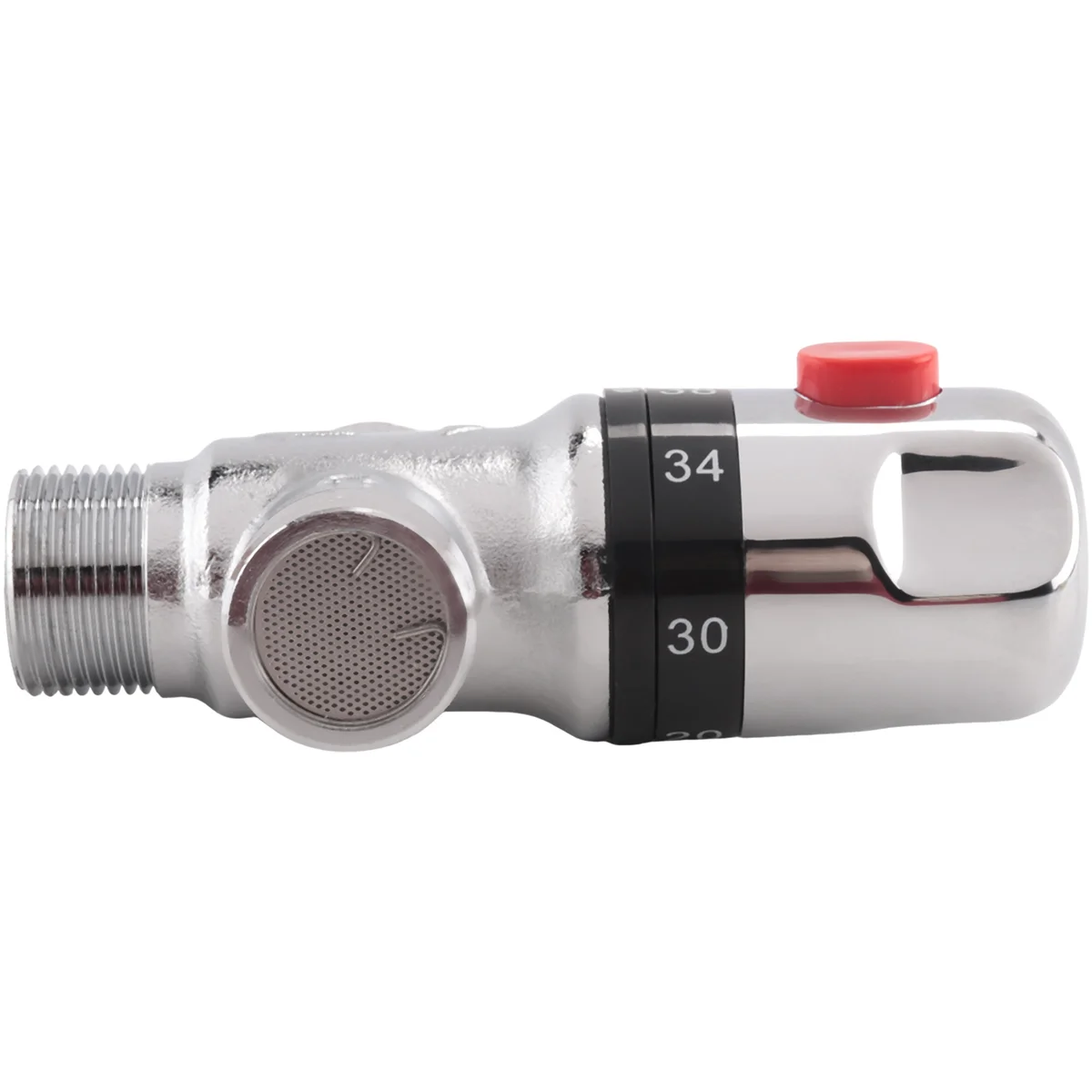 Твердый медный 3-ходовой термостатический смесительный клапан 3/4 дюйма