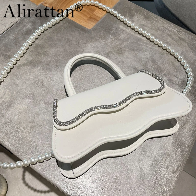 

Alirattan Diamond Bags for Women Shiny Kelly Small Square Bag Rhinestone Bag Flash Hand-Held Messenger sac a main femme