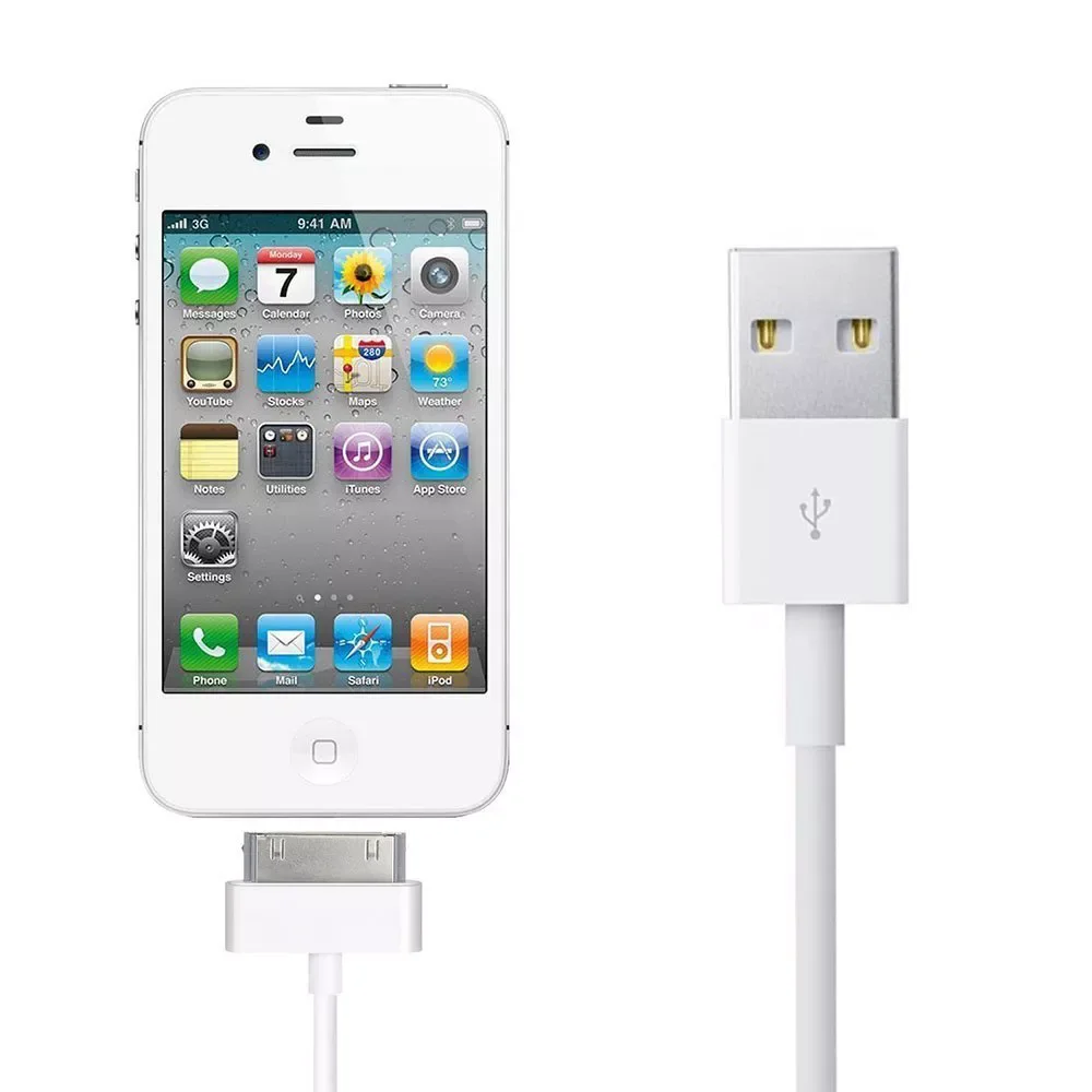 

2022NEW 2 3 Iphone4s 30pin Data Cable Charger Cable Charging Cable for Iphone 4 4s Ipod Nano Usb Charging Cavo Chargeur Cable