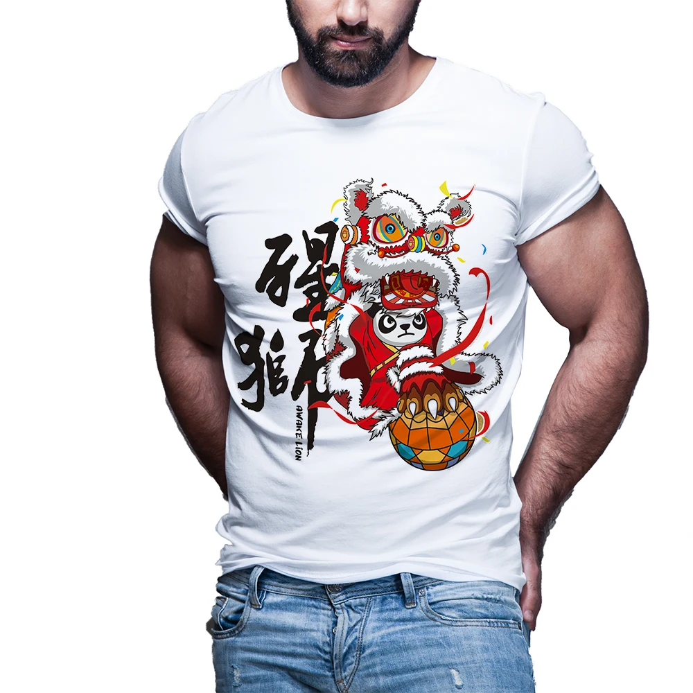 

Футболка мужская с коротким рукавом и 3D-принтом, в стиле кэжуал