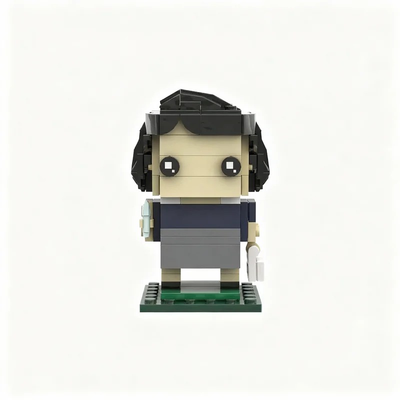 Фото Набор строительных блоков MOC Gemma S BrickHeadz, 118 деталей, конструктор, рождественский подарок, творческая идея, развивающая игрушка для сборки №1