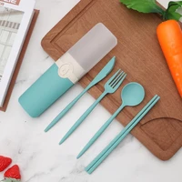 1 set spoon excellent practical no odor offices dinnerware spoon fork set for hiking fork cutlery set