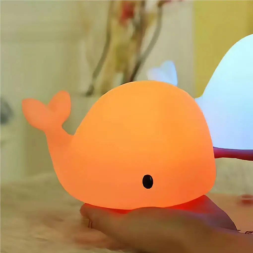 

LED Night Light USB Cartoon Animal Desk Lamp Energy-saving Color-changing Decorative Lighting Kids Baby Nursery Gifts