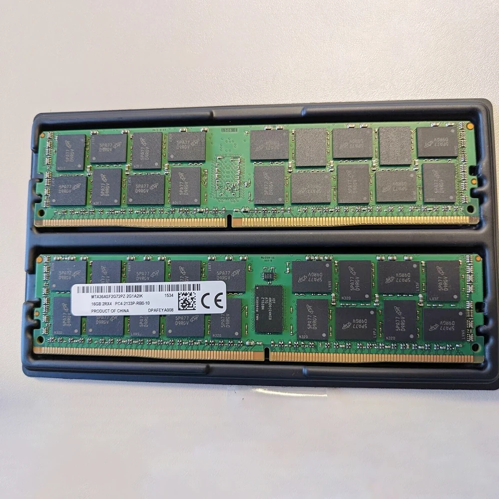 

1 PCS For MT RAM MTA36ASF2G72PZ-2G1A2 16G 16GB 2RX4 PC4-2133P DDR4 2133 Server Memory Fast Ship High Quality