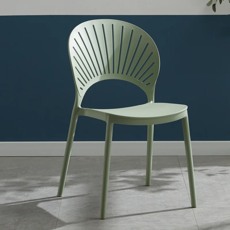 

Outdoor Salon Acrylic Modern Dining Chair Pack 4PCS/SET Restaurant Plastic Bar Stool Dining Living Room Room Sedie Chair