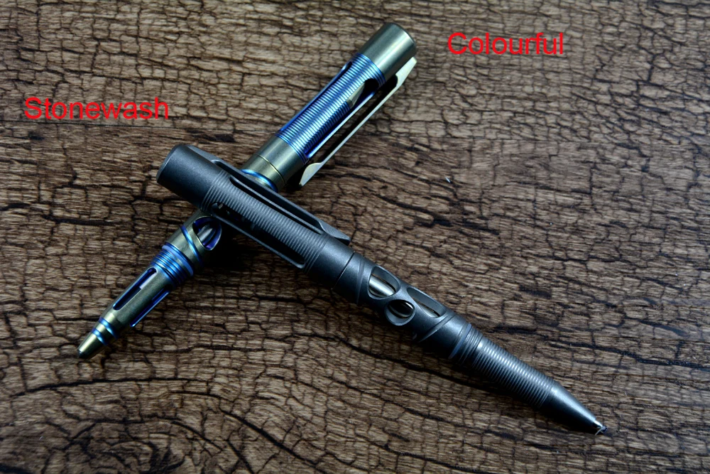 Тактическая ручка TWOSUN Defense синяя TC4 уличный инструмент из титанового сплава EDC PEN52