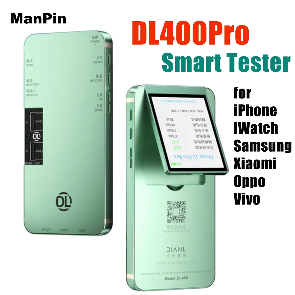 

DL400Pro Screen Tester 3D Touch Display Testing True Tone Recover for iPhone Samsung Huawei iWatch iPad Xiaomi OPPO Vivo Repair